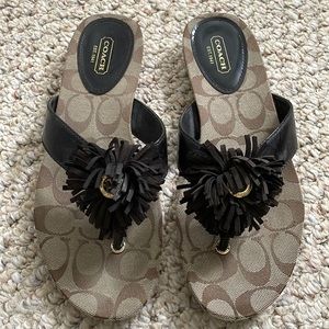 Coach Suki Sandals in Brown 8 1/2